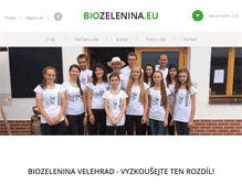 Tablet Screenshot of biozelenina.eu